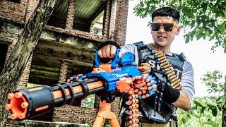 LTT Game Nerf War : Avenger Warriors SEAL X Nerf Guns Fight Mr Close The Corps Used Machine Guns