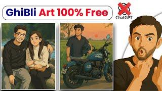 How to Create Ghibli art Free | Ghibli Art style image generator free |instagram viral cartoon image