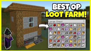 BEST 1.21 WITCH FARM TUTORIAL IN MINECRAFT BEDROCK | OP LOOT FARM EVER! 