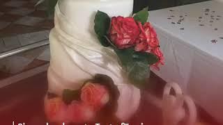 GenussTorten - Hochzeitstorte edel mit echten Blumen