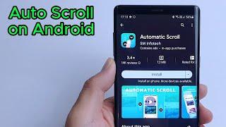 Set Auto Scroll on Android