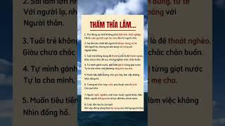Những câu nói thấm thía nhất #bahadi #xuhuong