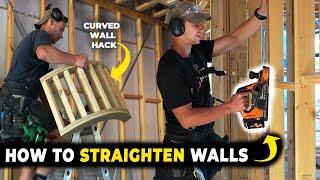 Building a House Ep 11 - Internal Lock Up | Bulkheads, Curved Walls & Fireplace Framing