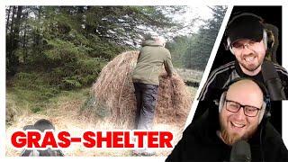 Kann ein GRAS-SHELTER die WÄRME halten? | Beheiztes Shelter im Winter | NATURENSÖHNE reagieren.