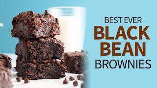 Black Bean Brownies | rich, fudgy, & totally decadent!