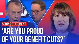 Andrew Marr puts Labour MP on the spot over benefits cuts | LBC