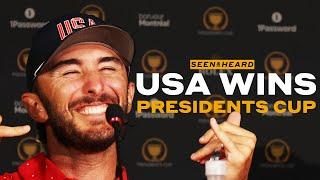 2024 Presidents Cup: Biggest Takeaways, Hilarious U.S. Press Conference Moments