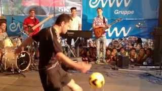 Fußballfreestyler Sinan Öztürk Upper Austria Cup 2015