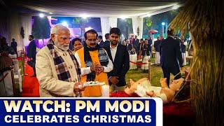 PM Narendra Modi joins Christmas celebration at Union Min George Kurian's residence| Festival