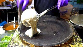 Taiwanese Street Food - Pancake Rolled With Crisp Fritter