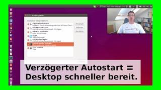 WLBI Ubuntu Linux Autostart Programme zeitlich verzögert = schneller Desktopstart [Deutsch/German]