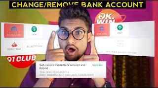 How remove Bank Account Colour Prediction Platform | OK Win Bank Account Change Kaise Kare