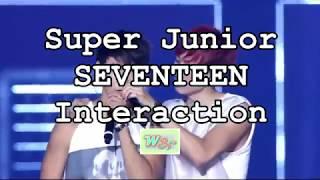 SUPER JUNIOR and SEVENTEEN Interaction