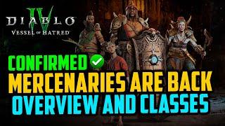 NEW MERCENARIES DIABLO 4 - Full Overview and Class Breakdown