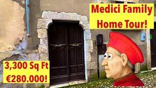 Touring a Medici Family Apartment: Veroli's Historic Gem  €280,000. It's 3,300 Sq Ft!!