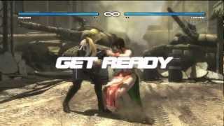 Dead Or Alive 5 - Match 7 - SasukeUzumaki (1P) Vs Herman (2P) (HD)