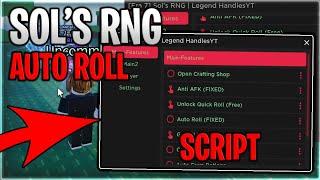 [Eon1] Sol's RNG Script Hack Auto Farm Auto Reroll And Item ESP - Roblox 2024