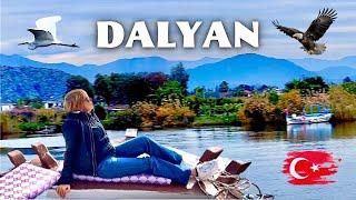 DALYAN Boat Tour, Fethiye Day Trip in Winter | Lycia Tomb, Iztuzu Beach, Kaunos | Turkey Travel Vlog