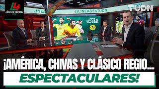 ¡AMÉRICA destrozó a TOLUCA; TRIUNFAZO DE CHIVAS; espectacular CLÁSICO REGIO! | Resumen Línea de 4