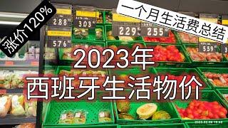 最新西班牙物价（2023年）生活费用涨幅。生活费/房租/水电网费/交通费。西班牙生活水平|西班牙物价|西班牙环境|西班牙生活成本|西班牙|马德里物价|马德里生活成本|巴塞罗那生活成本|西班牙移民