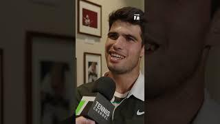 Carlos Alcaraz on playing mixed doubles with Emma Raducanu at the 2025 US Open 