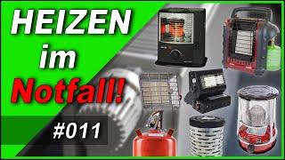 HEIZEN im NOTFALL! | #011 ️ Preppen mit wenig Platz | Notheizung Gas Petroleum Elektro Blackout