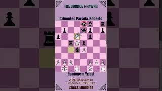 THE DOUBLE F-PAWNS  Rantanen, Yrjo A vs Cifuentes Parada, Roberto || VAM Hoogeveen op 1999