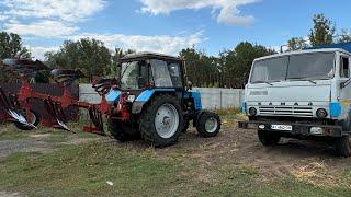 Новий ПЛУГ для МТЗ-892Буксуємо в КУКУРУДЗІ️Отримали безкоштовно добриво від ДАР