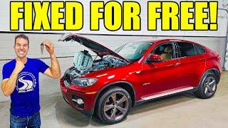 I Fixed My Cheap Auction BMW For FREE! Can't Believe This DIY FIX Worked!