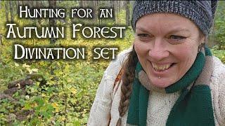 Hunting for an Autumn Forest Divination Set, pagan crafting, #witchcraft