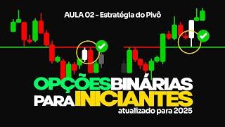 COMO COMEÇAR DO ZERO NAS OPÇÕES BINÁRIAS EM 2025 - AULA PARA INICIANTES - ESTRATÉGIA DO PIVÔ