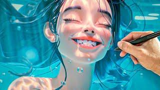 Sculpting a Smile Under Water