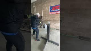 Alex breaking the sound barrier with the tanto knife #coldsteel #tanto