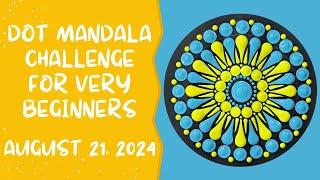 Dot Mandala Challenge - Day 21 | Dot Painting | Dot Mandala | 2024 | ATM Creations