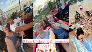 First day of summer vlog!! (Nails done, shopping, fair)