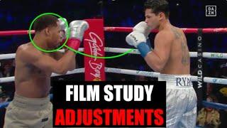 Devin Haney vs Ryan Garcia - Film Study: ADJUSTMENTS