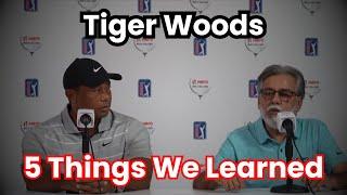 5 Key Takeaways from Tiger Woods' press conference at 2023 Hero World Challenge