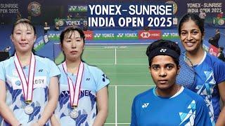 TREESA JOLLY/GAYATRI GOPICHAND V/S ARISA/AYAKO YONEX-SUNRISE INDIA OPEN 2025| R32