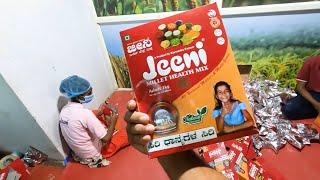 Jeeni Millet Health Mix How it is Prepared | Story of Jeeni Founder Dilip Kumar | Kannada Vlogs