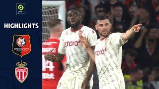 STADE RENNAIS FC - AS MONACO (2 - 3) - Highlights - (SRFC - ASM) / 2021-2022