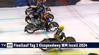 Ice Speedway WM Inzell: Finallauf Sonntag - Finne Riihimäki siegt auf Inzeller Eis 2024