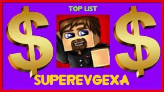 How much SUPEREVGEXA made money on YouTube { In February 2016 }