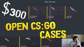 CRAZY $300 CSGO Case Opening! With GIVEAWAY