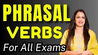 Important Phrasal Verbs for All Exams   | For SSC CGL, MTS, STENO, CPO & all other Exam  | Rani Mam