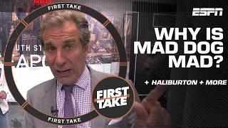 Mad Dog is MAD that Tyrese Haliburton's dad's playoff ban has been lifted ️ | First Take