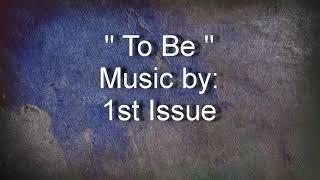 1st Issue - To Be