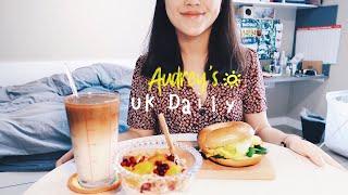UK Daily｜檸檬紅茶氣泡飲、鮮蝦海鮮粥、英國有荔枝｜Audrey英國留學筆記