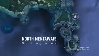 Surfing Map North Mentawais