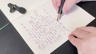 No Talking Fountain Pen Sounds | Writer's ASMR