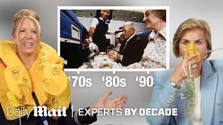 Flight Tales from Flight Attendants in 1970s to Today | Experts By Decade Marathon S1 | Daily Mail